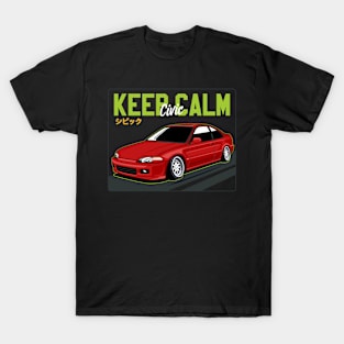 Civic Keep Calm jdm Cars T-Shirt